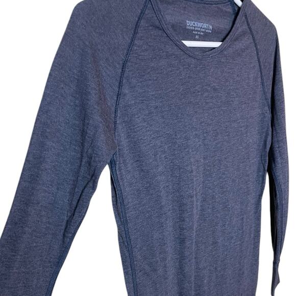 Duckworth Women’s Sz XS Long Sleeve Wool Blend Shirt in Blue - Picture 5 of 7